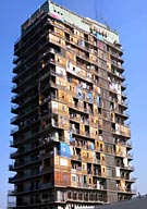 28.5.2006 - Flchtlingslager im Hotel Iveria, Tbilisi
