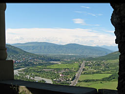 28.5.2006 - Blick vom Dschvari-Kloster nach Norden