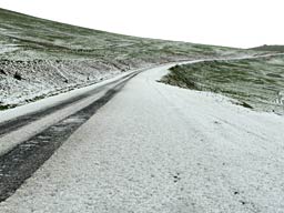 2.6.2006 - Hagel auf dem Pass bei Posof