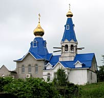 8.6.2006 - Kirche zwischen Lazarevskoje nach Gelenjik