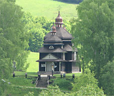 17.5.2009, Russinische Holzkirche in Nizny Komarnik