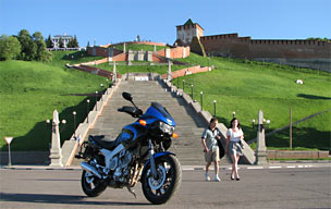 31.5.2009, Nischni Nowgorod, Chkalow-Treppe vom Kreml zur Wolga